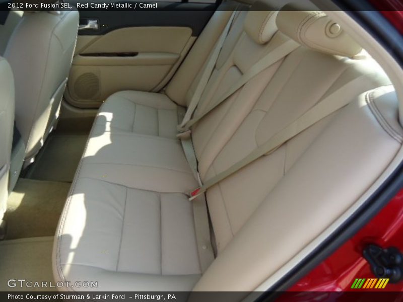 Rear Seat of 2012 Fusion SEL