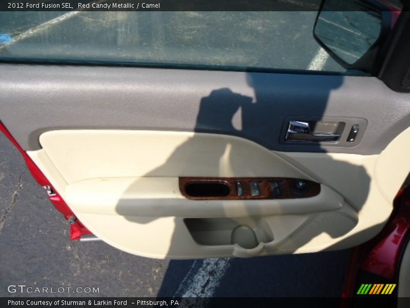 Red Candy Metallic / Camel 2012 Ford Fusion SEL