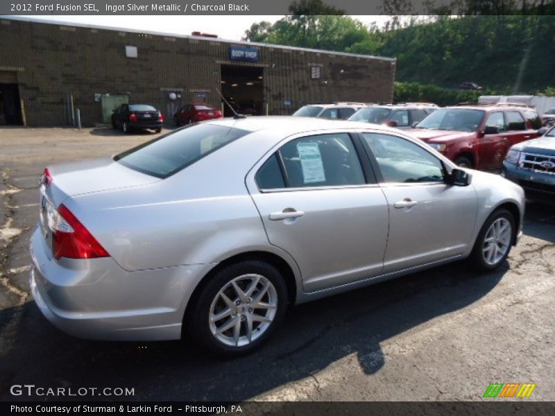 Ingot Silver Metallic / Charcoal Black 2012 Ford Fusion SEL