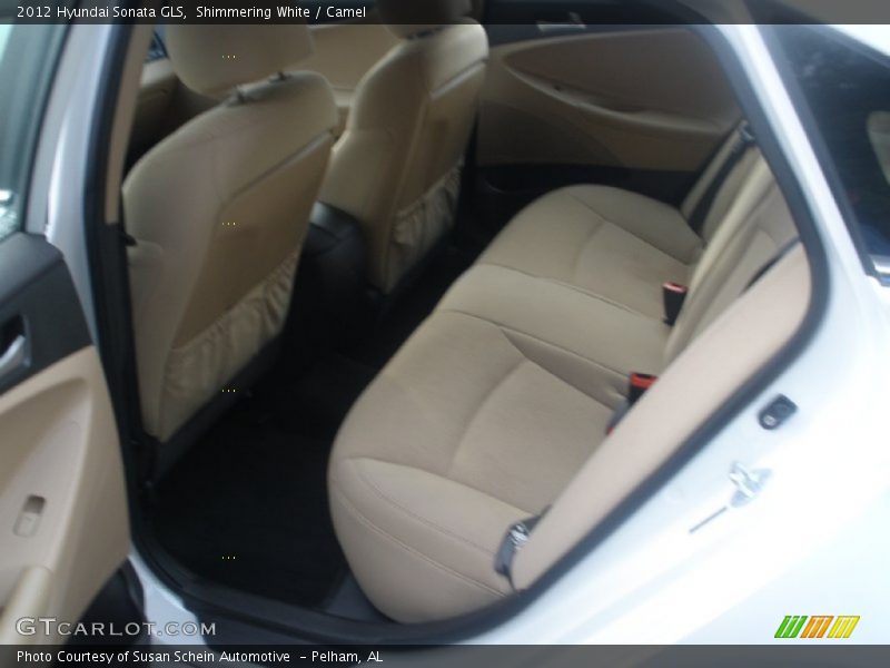 Shimmering White / Camel 2012 Hyundai Sonata GLS