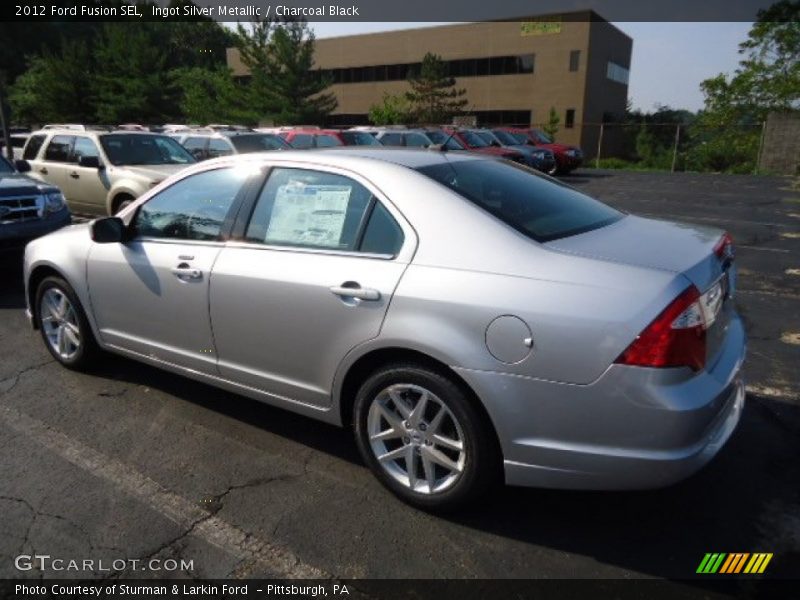 Ingot Silver Metallic / Charcoal Black 2012 Ford Fusion SEL