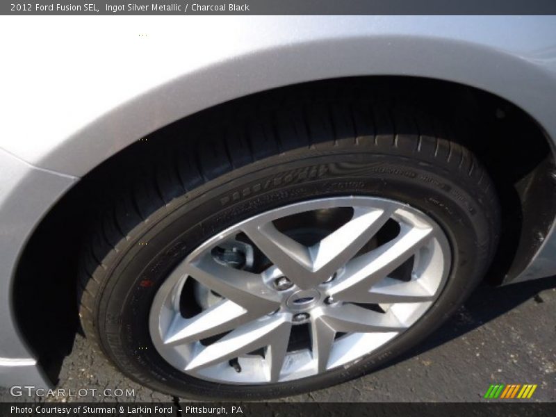 Ingot Silver Metallic / Charcoal Black 2012 Ford Fusion SEL