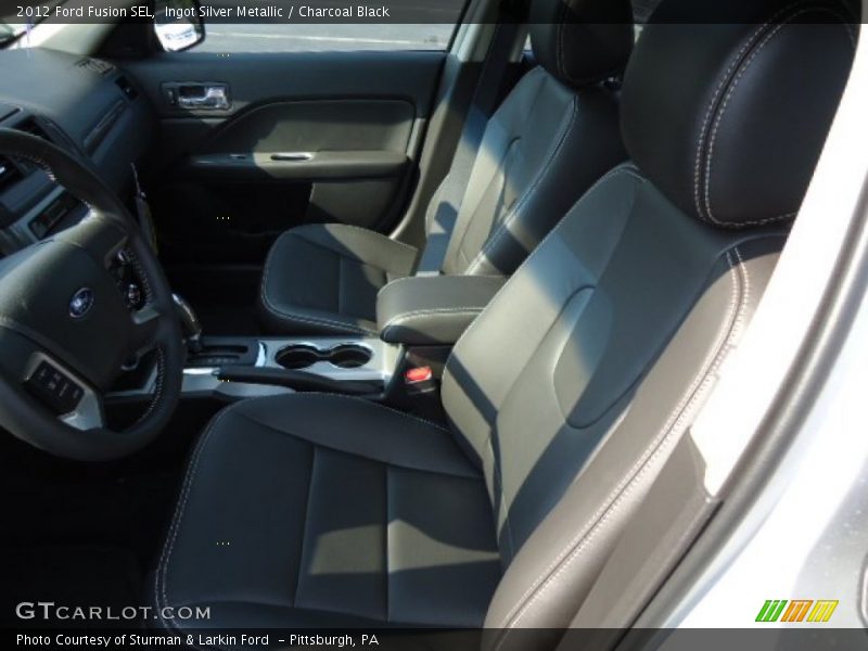 Ingot Silver Metallic / Charcoal Black 2012 Ford Fusion SEL
