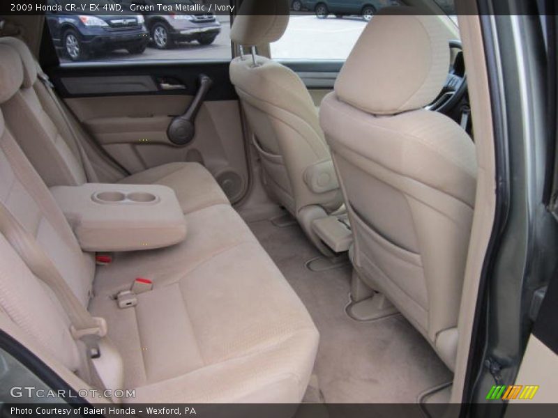 Green Tea Metallic / Ivory 2009 Honda CR-V EX 4WD