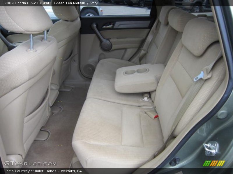 Green Tea Metallic / Ivory 2009 Honda CR-V EX 4WD