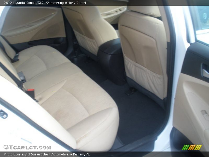 Shimmering White / Camel 2012 Hyundai Sonata GLS