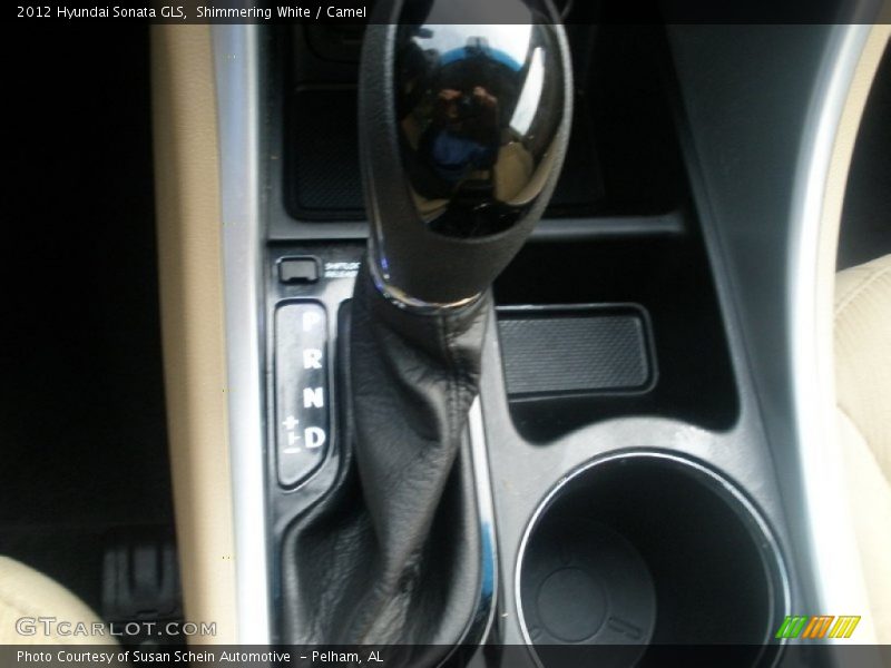 Shimmering White / Camel 2012 Hyundai Sonata GLS