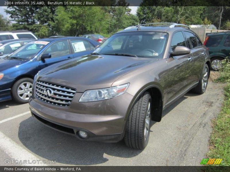 Beryllium 16 Metallic / Black 2004 Infiniti FX 35 AWD