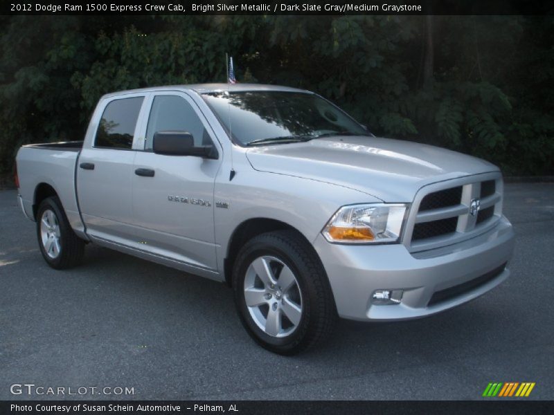 Bright Silver Metallic / Dark Slate Gray/Medium Graystone 2012 Dodge Ram 1500 Express Crew Cab
