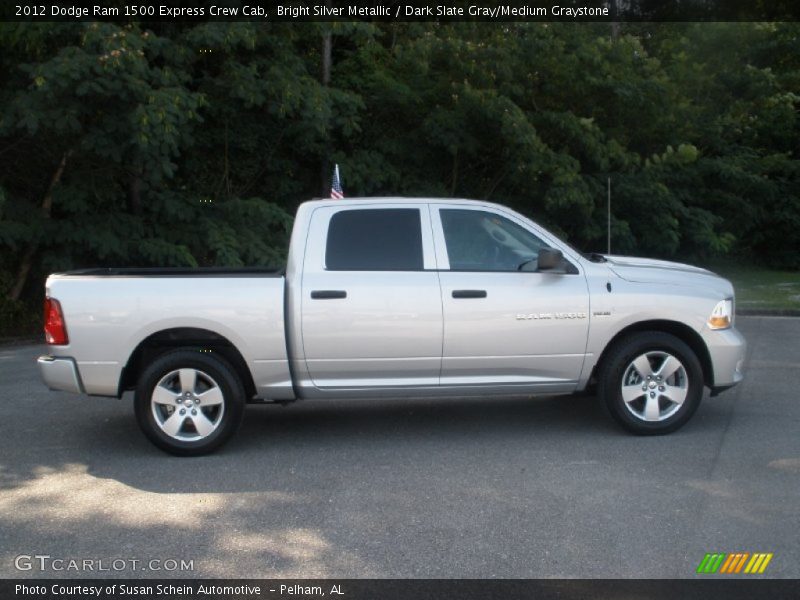 Bright Silver Metallic / Dark Slate Gray/Medium Graystone 2012 Dodge Ram 1500 Express Crew Cab