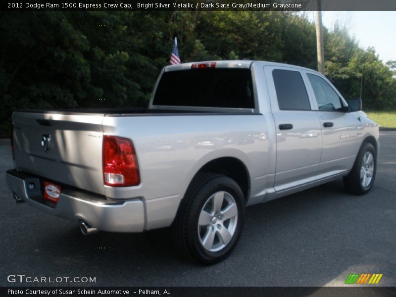 Bright Silver Metallic / Dark Slate Gray/Medium Graystone 2012 Dodge Ram 1500 Express Crew Cab