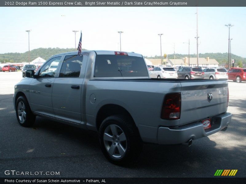 Bright Silver Metallic / Dark Slate Gray/Medium Graystone 2012 Dodge Ram 1500 Express Crew Cab