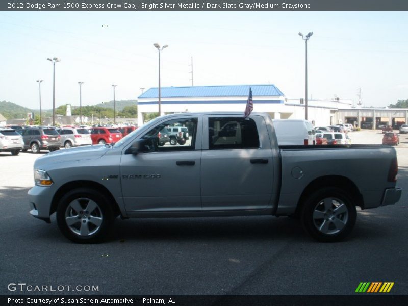 Bright Silver Metallic / Dark Slate Gray/Medium Graystone 2012 Dodge Ram 1500 Express Crew Cab