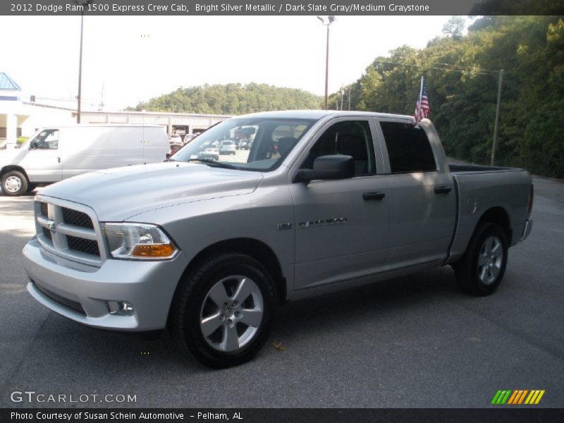 Bright Silver Metallic / Dark Slate Gray/Medium Graystone 2012 Dodge Ram 1500 Express Crew Cab