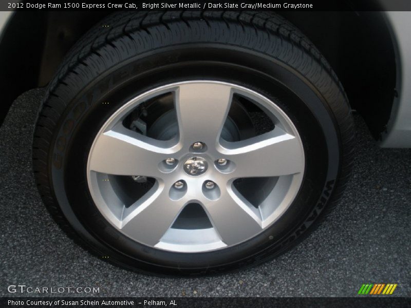 Bright Silver Metallic / Dark Slate Gray/Medium Graystone 2012 Dodge Ram 1500 Express Crew Cab