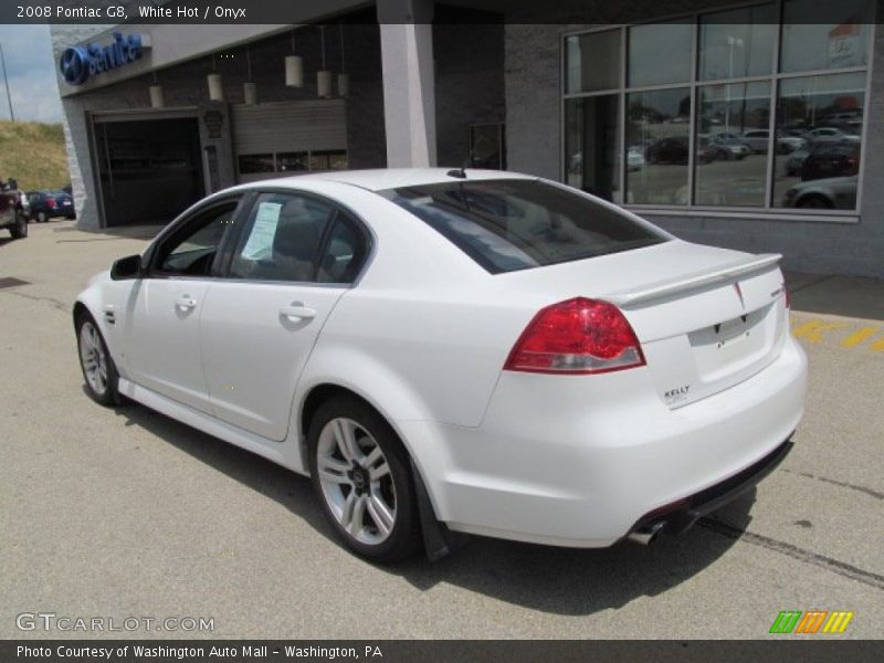 White Hot / Onyx 2008 Pontiac G8