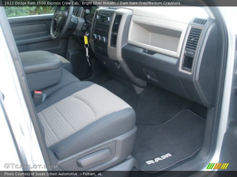 Bright Silver Metallic / Dark Slate Gray/Medium Graystone 2012 Dodge Ram 1500 Express Crew Cab