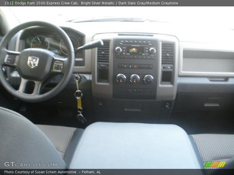 Bright Silver Metallic / Dark Slate Gray/Medium Graystone 2012 Dodge Ram 1500 Express Crew Cab