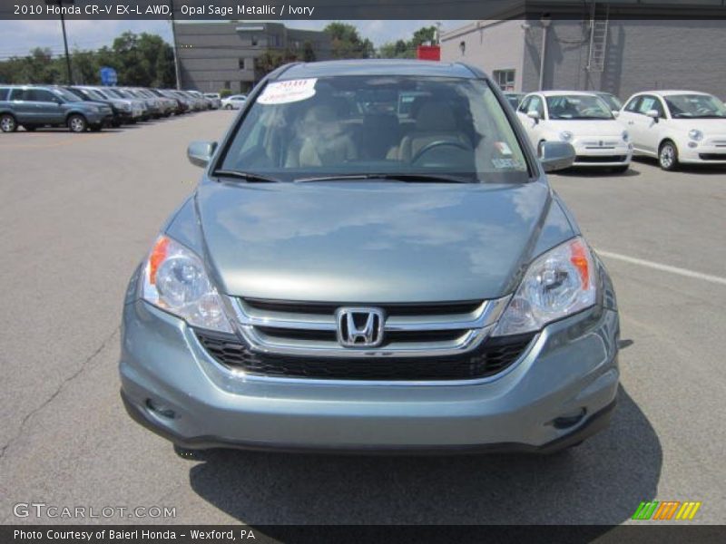 Opal Sage Metallic / Ivory 2010 Honda CR-V EX-L AWD