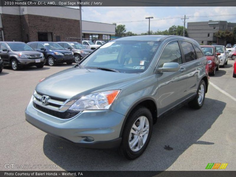 Opal Sage Metallic / Ivory 2010 Honda CR-V EX-L AWD