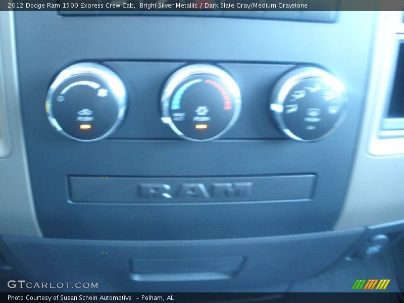 Bright Silver Metallic / Dark Slate Gray/Medium Graystone 2012 Dodge Ram 1500 Express Crew Cab