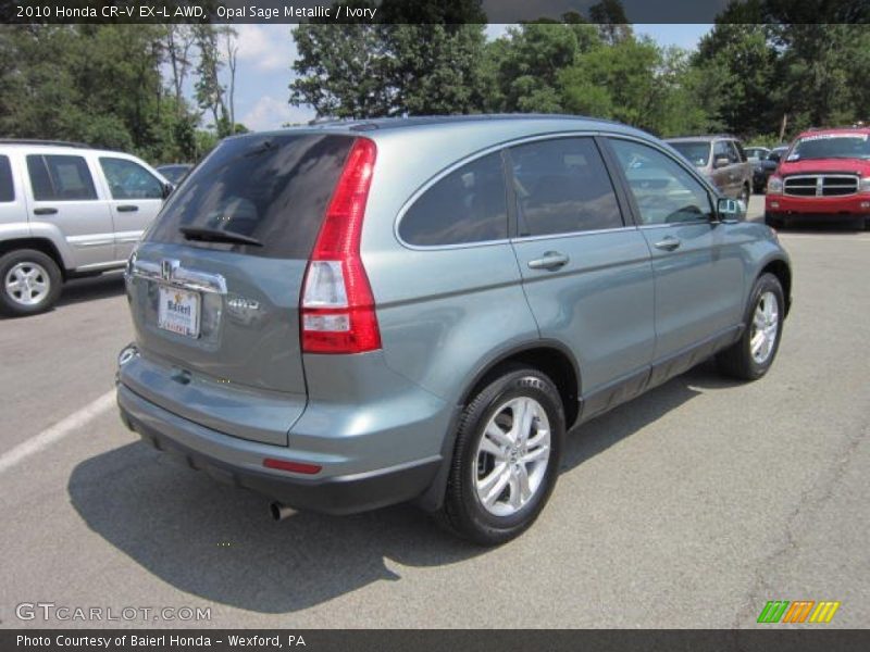 Opal Sage Metallic / Ivory 2010 Honda CR-V EX-L AWD