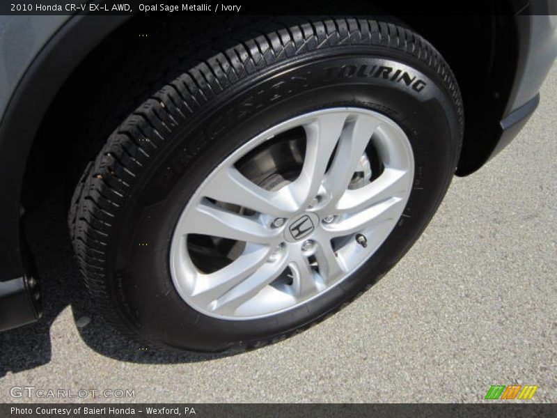 Opal Sage Metallic / Ivory 2010 Honda CR-V EX-L AWD
