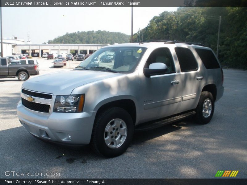 Silver Ice Metallic / Light Titanium/Dark Titanium 2012 Chevrolet Tahoe LT