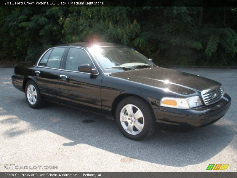 Black / Medium Light Stone 2011 Ford Crown Victoria LX