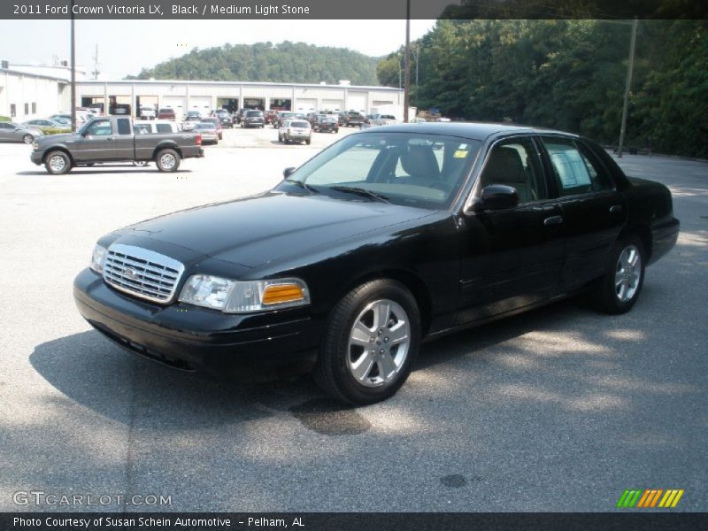 Black / Medium Light Stone 2011 Ford Crown Victoria LX