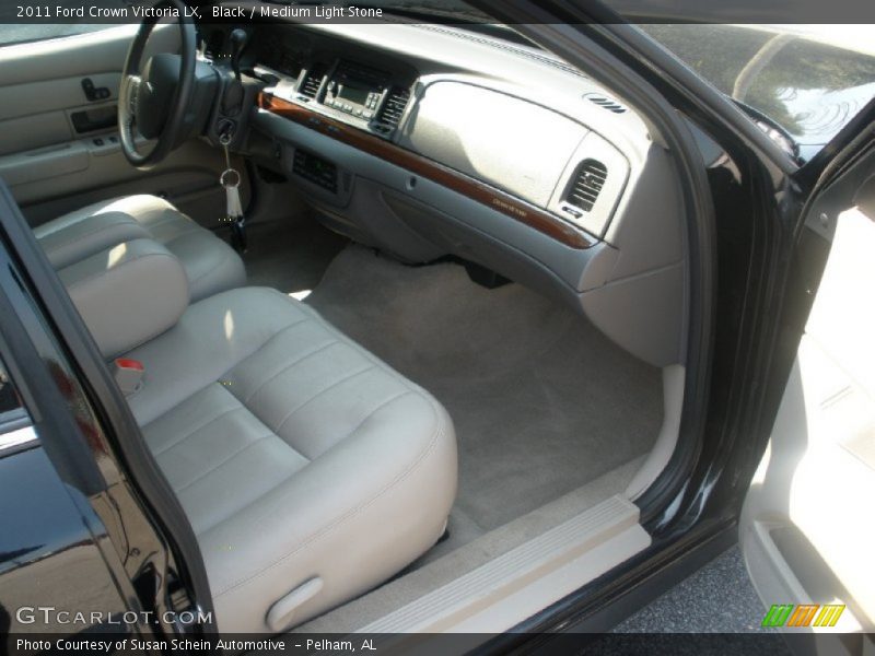Black / Medium Light Stone 2011 Ford Crown Victoria LX