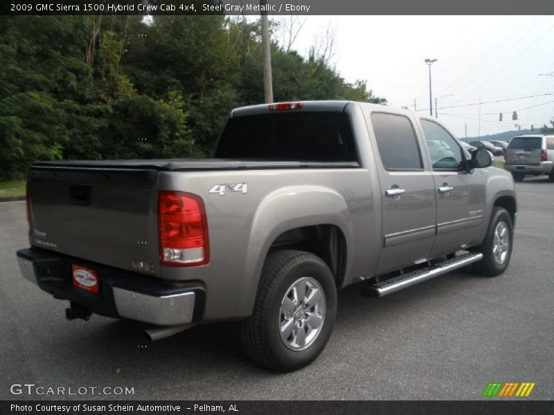 Steel Gray Metallic / Ebony 2009 GMC Sierra 1500 Hybrid Crew Cab 4x4