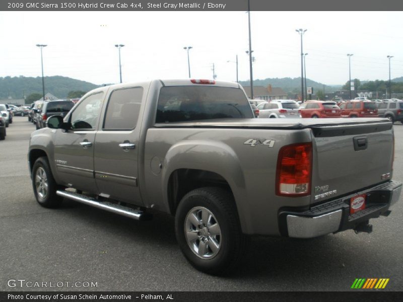 Steel Gray Metallic / Ebony 2009 GMC Sierra 1500 Hybrid Crew Cab 4x4