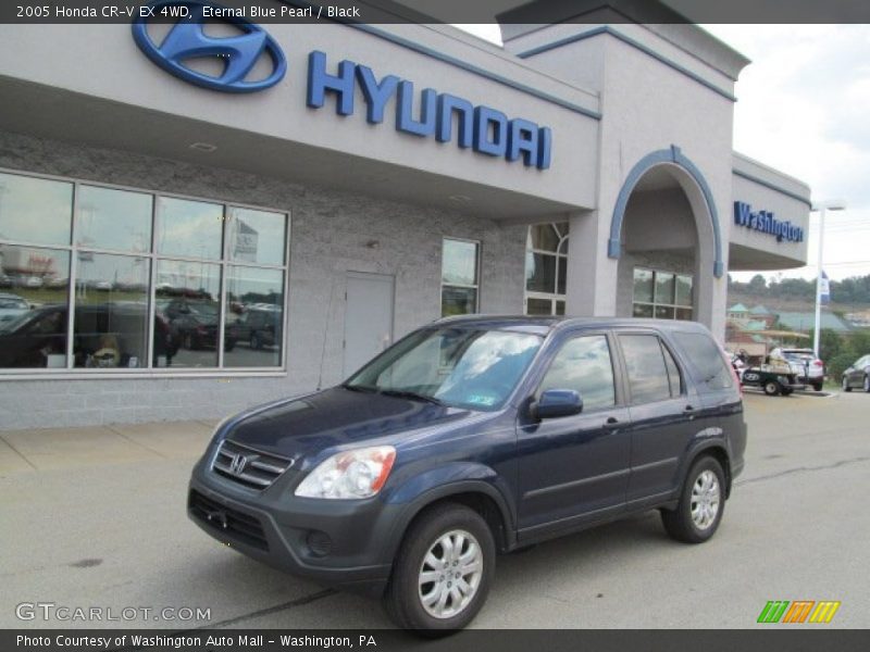 Eternal Blue Pearl / Black 2005 Honda CR-V EX 4WD