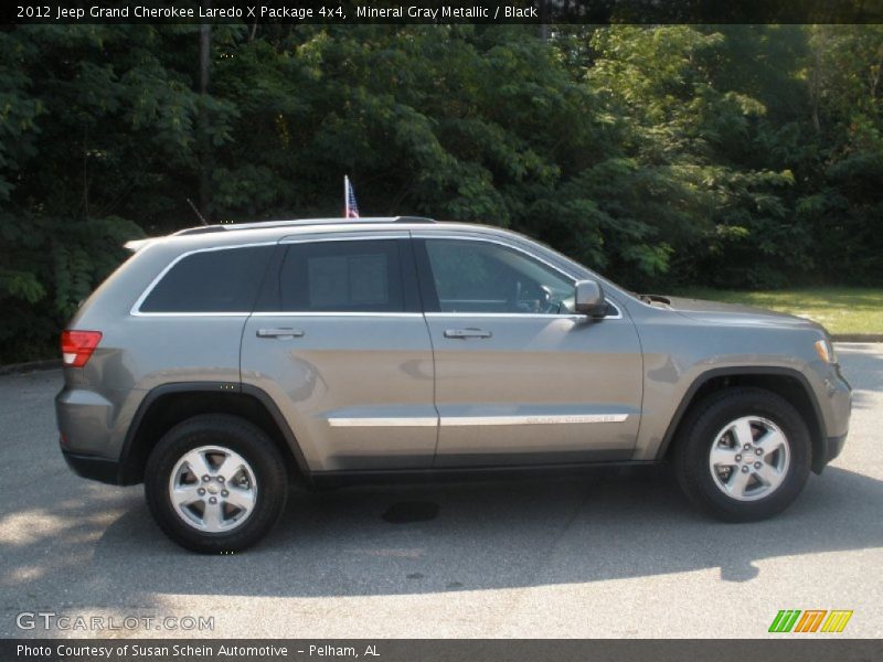 Mineral Gray Metallic / Black 2012 Jeep Grand Cherokee Laredo X Package 4x4
