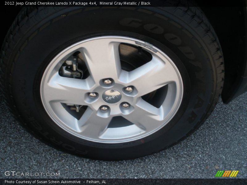 Mineral Gray Metallic / Black 2012 Jeep Grand Cherokee Laredo X Package 4x4