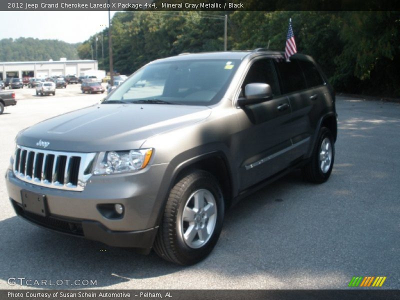Mineral Gray Metallic / Black 2012 Jeep Grand Cherokee Laredo X Package 4x4