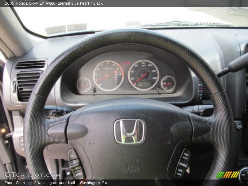 Eternal Blue Pearl / Black 2005 Honda CR-V EX 4WD