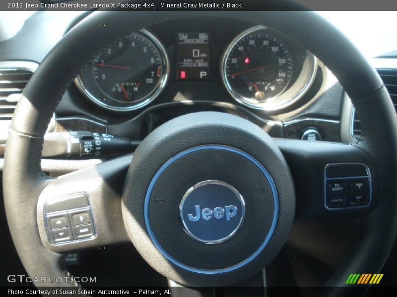 Mineral Gray Metallic / Black 2012 Jeep Grand Cherokee Laredo X Package 4x4