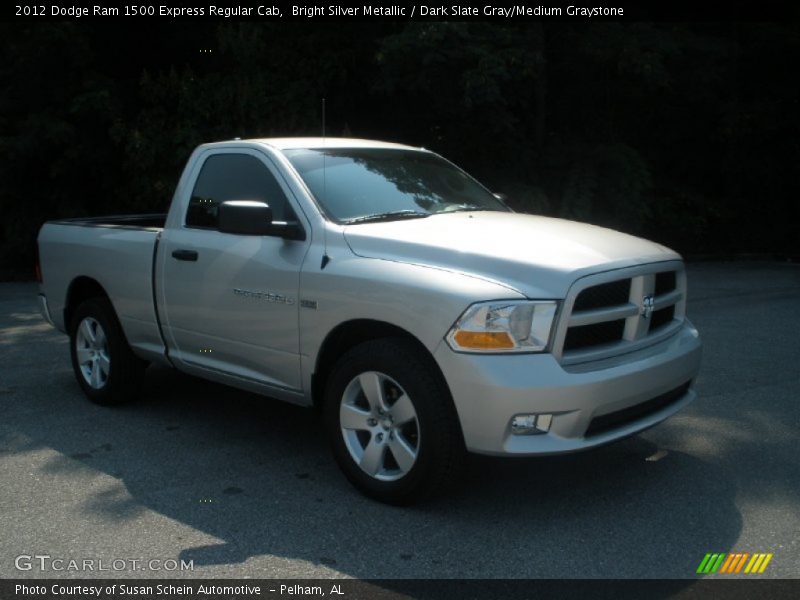 Bright Silver Metallic / Dark Slate Gray/Medium Graystone 2012 Dodge Ram 1500 Express Regular Cab