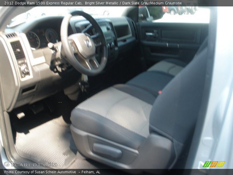 Bright Silver Metallic / Dark Slate Gray/Medium Graystone 2012 Dodge Ram 1500 Express Regular Cab