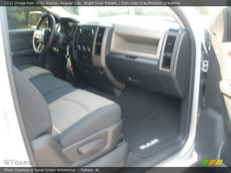Bright Silver Metallic / Dark Slate Gray/Medium Graystone 2012 Dodge Ram 1500 Express Regular Cab
