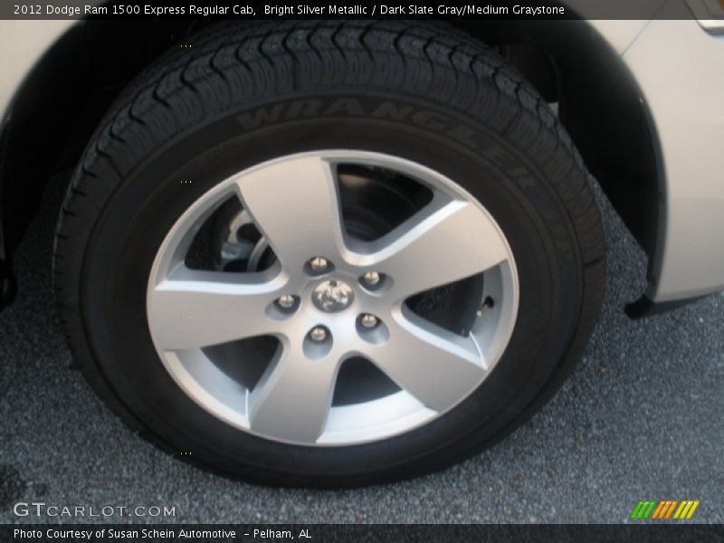 Bright Silver Metallic / Dark Slate Gray/Medium Graystone 2012 Dodge Ram 1500 Express Regular Cab