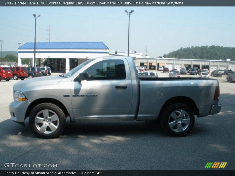 Bright Silver Metallic / Dark Slate Gray/Medium Graystone 2012 Dodge Ram 1500 Express Regular Cab