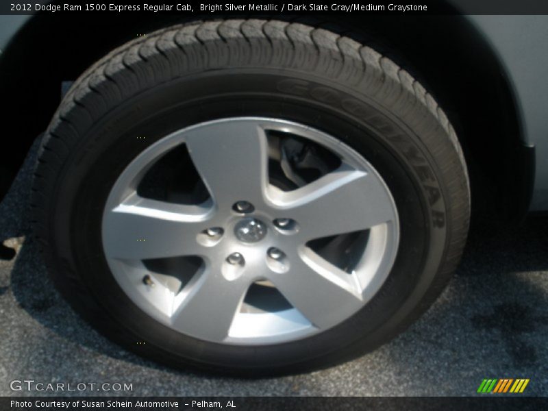 Bright Silver Metallic / Dark Slate Gray/Medium Graystone 2012 Dodge Ram 1500 Express Regular Cab