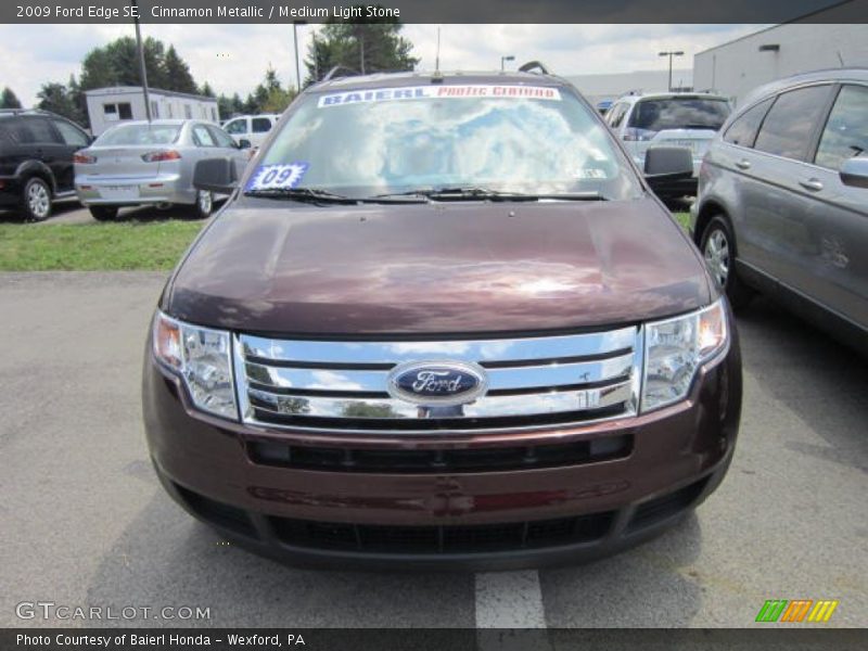 Cinnamon Metallic / Medium Light Stone 2009 Ford Edge SE