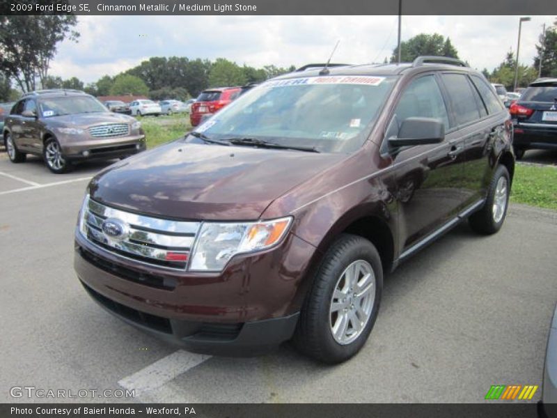 Cinnamon Metallic / Medium Light Stone 2009 Ford Edge SE
