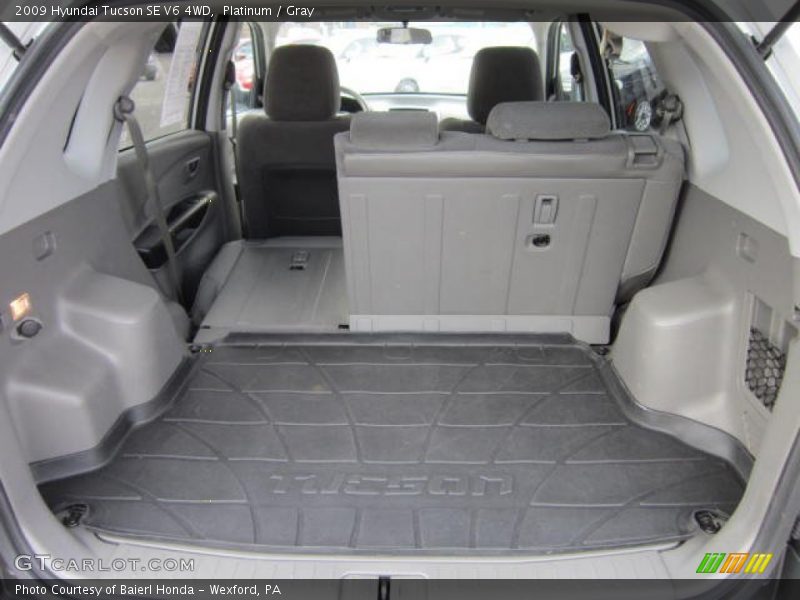 Platinum / Gray 2009 Hyundai Tucson SE V6 4WD