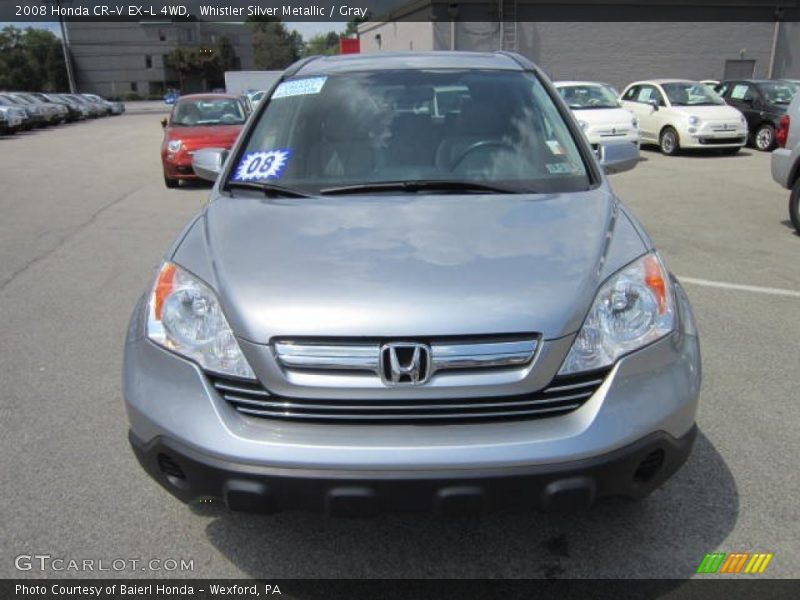 Whistler Silver Metallic / Gray 2008 Honda CR-V EX-L 4WD
