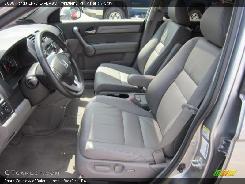 Whistler Silver Metallic / Gray 2008 Honda CR-V EX-L 4WD